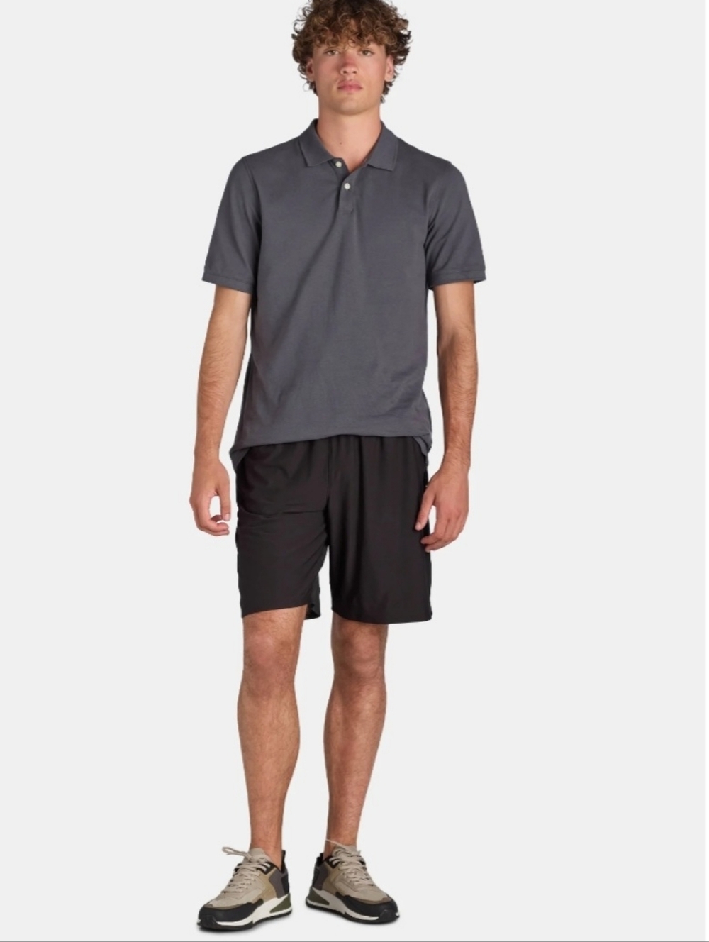 New Athletic Works Men's 3XL (48-50) Jersey Knit Shorts, 9" Inseam w/ drawstring